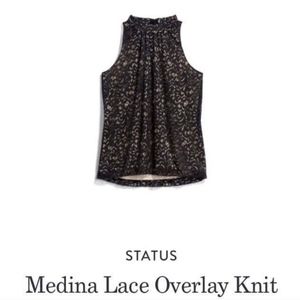 Medina Lace High Neck Blouse